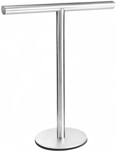 Bathroom Hand Towel Holder Stand,T-Shape Hand Towel Holder Stand SUS304 Stainless Steel for Bathroom,Kitchen or Vanity Countertop(2Pack)
