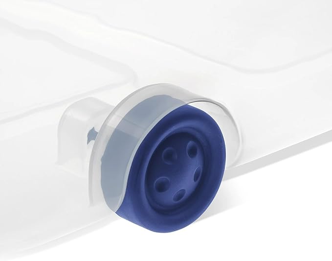 The pack Large Storage Bin 66 Quart Clear Underbed Storage Container with Latch Lid and Wheels (1)