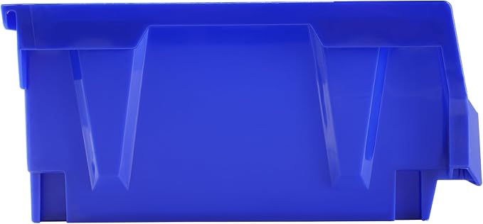 VEVOR Plastic Storage Bins 6 Pack (11 x 11 x 5-Inch), Hanging Stackable Storage Organizer Bins, Heavy Duty Stacking Containers for Closet, Garage, Office, Home, Pantry or Small Parts Organization