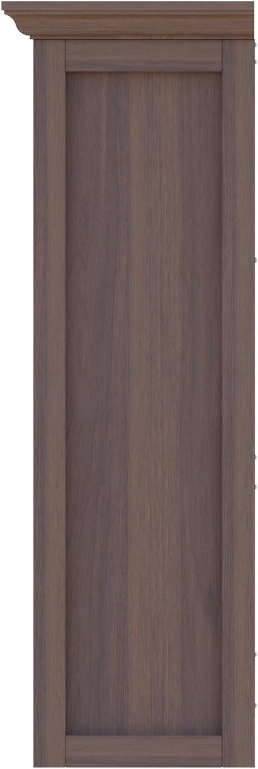 OSCHF 9-Cube Open Bookcase with Base, 3-Tier Wooden Bookshelf, Walnut | Curved Base, Crown Molding, Fits 11×11" Bins, Modern Storage Cabinet for Living Room, Bedroom, Home Office
