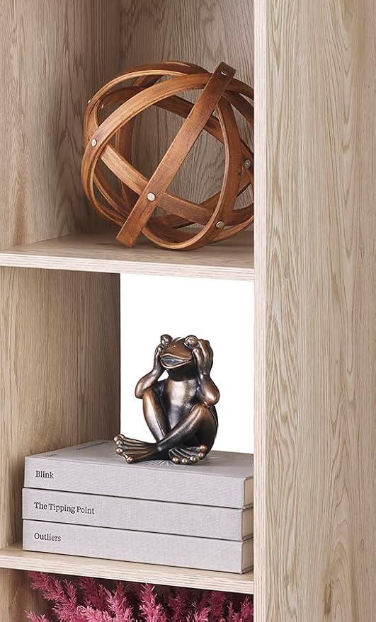Whitmor Bookcase Storage Organizer, 3 Tier Stackable MDF Bookshelf, Open Storage Display Shelf