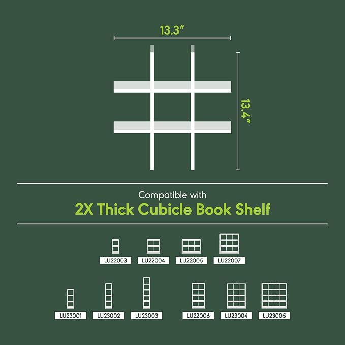 Furinno Cubicle 9-Compartment Cube Insert, Cube Organizer, Plain White | Grid Shelf Dividers, Fits into Furinno Extra Thick Cubes, for Organizers and Storage (Does not fit IKEA Kallax Shelving)