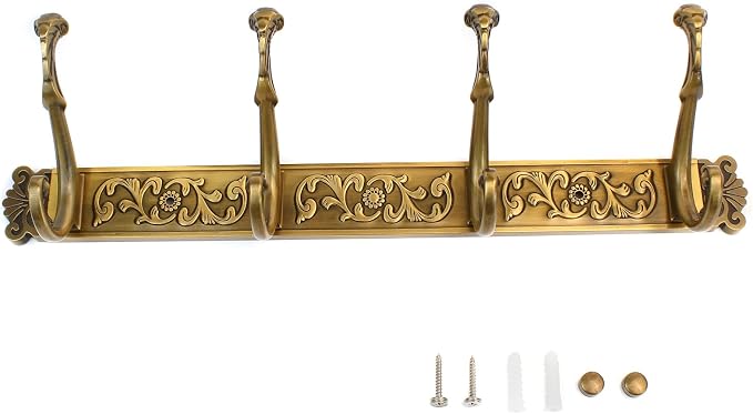 Coat Rack Wall Mount,Vintage Wall Hooks Coat Hooks Antique Towel Racks for Bathroom Entryway Wall Mounted CoatRack Clothes Heavy Duty
