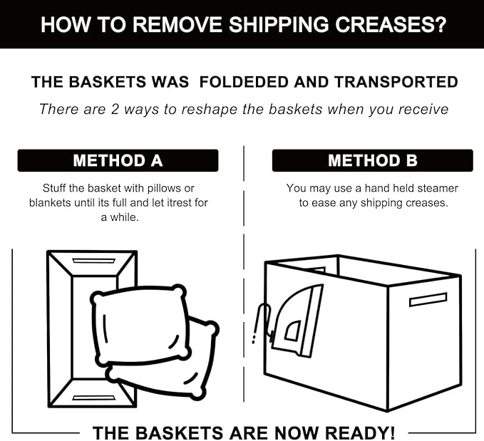 OIAHOMY Extra Large Blanket Basket, 95L Cotton Rope Woven Laundry Basket, Toy Bin for Baby Room, Container for Blanket Storage in Living Room, 24''×17''×14'', Brown & White
