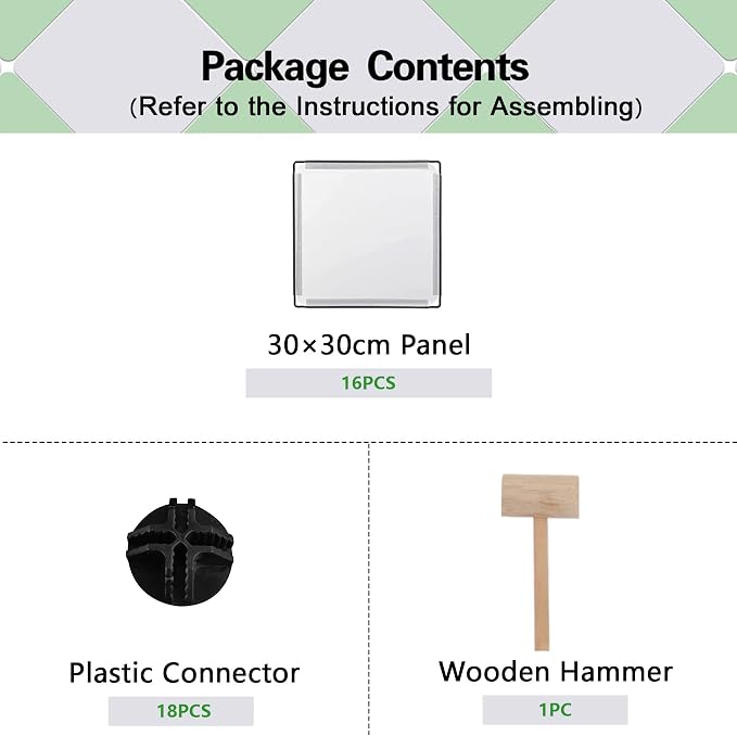 C&AHOME Plastic Cube Storage Organizer, 4-Cube Shelves Units, Grey | DIY Modular Bookshelf, Portable Closet Organizers and Storage Ideal for Bedroom, Office, 24.8" L x 12.4" W x 24.8" H
