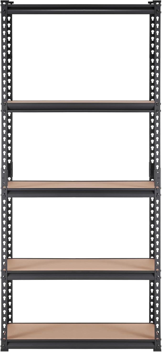 VEVOR Storage Shelves 5-Tier Adjustable 2000 lbs 36"x18"x72" Shelving Unit | Heavy Duty Garage Storage Metal Utility Rack Shelf for Kitchen, Pantry, Basement, Bathroom, Laundry, Living Room, Warehouse