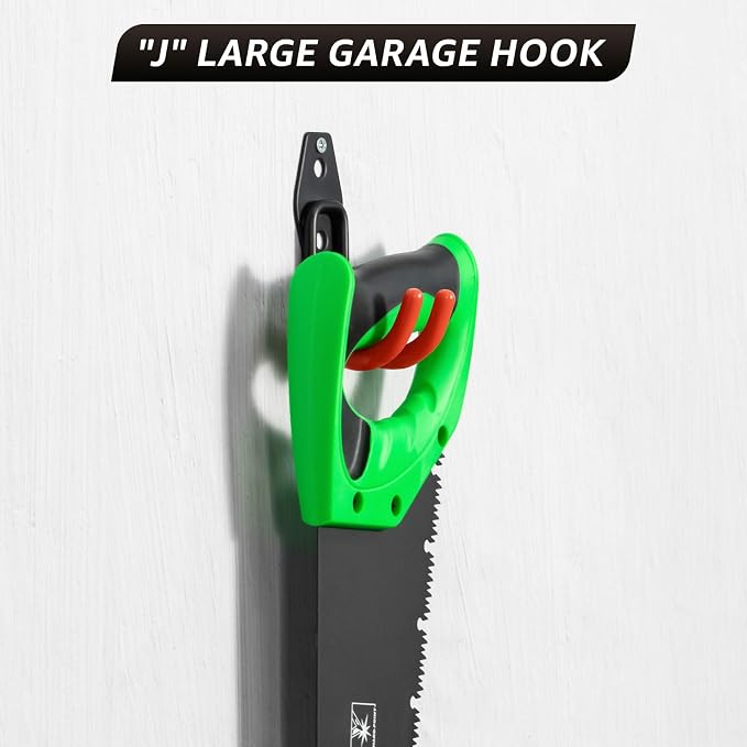 Heavy Duty Garage Hooks for Storage & Hanging Items, 30-Pack | for Hanging Bikes, Hoses, Ladders, Ropes, Garden Tools; for Garage, Warehouse, Yard, Shed