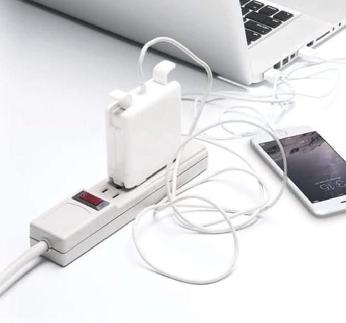 Bluelounge CableBox Cable and Cord Management System - Set of 1 Large and 1 Mini Box - White