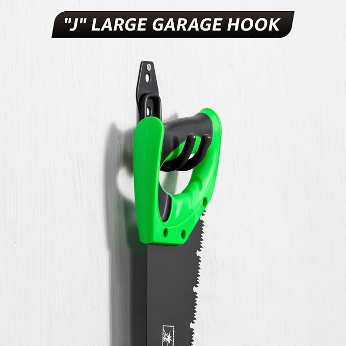 Heavy Duty Garage Hooks for Storage & Hanging Items, 40-Pack | for Hanging Bikes, Hoses, Ladders, Ropes, Garden Tools; for Garage, Warehouse, Yard, Shed