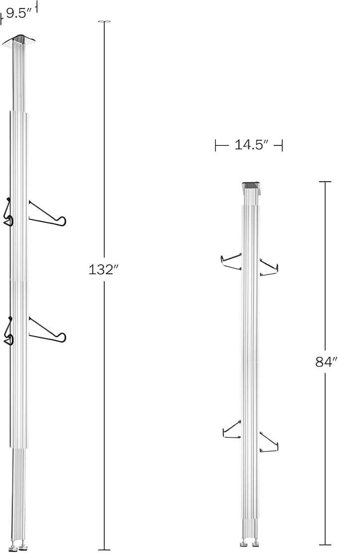 RAD Cycle Aluminum Bike Stand Bicycle Rack Storage or Display Holds Two Bicycles