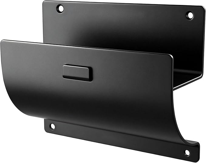 Ladder Hook, Black, Heavy Duty Wall Mount Brackets for Garage Storage, Utility Tool Holder for Folding Chair and Shed Organization