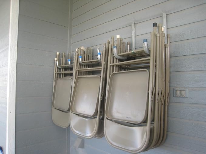 Heavy Duty Utility Garage Storage Hooks, Ladder Storage Hook Wall Mount J Organizer Hangers for Hoses, Garden Tools, Cords, Cables, Toy Bag