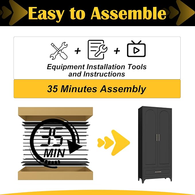 SteeLoong 75” Kitchen Pantry Cabinet, Metal Storage Cabinet with Drawer | Black Pantry Cabinets for Kitchen Storage with 3 Adjustable Shelves,Tall Freestanding Cupboard for Living Room,Kitchen,Garage