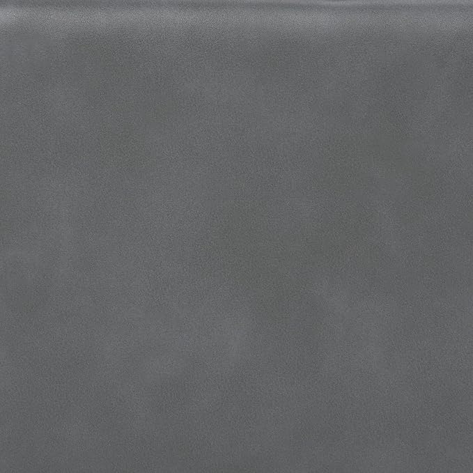 SIMPLIHOME Avalon Storage Ottoman Bench - 48" Wide x 16" High Upholstered Vegan Leather Rectangular Lift-Top Ottoman in Stone Grey, Contemporary Storage Bench for Living Room with High-Density Foam