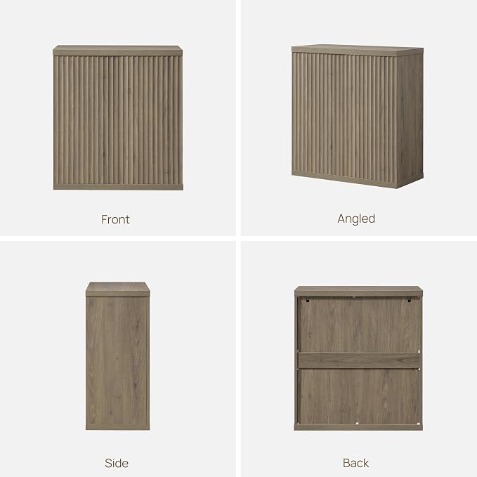 SICOTAS Buffet Cabinet with Storage Sideboard Cabinet with Doors & Shelves | Accent Sideboard Modern Credenza Fluted Storage Cabinet Mid Century Media Console for Living Room Kitchen Dining Hallway