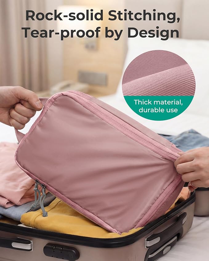 BAGSMART Compression Packing Cubes for Travel Essentials | 14 Set /6 Set /4 Set/2 Set, Lightweight, Durable