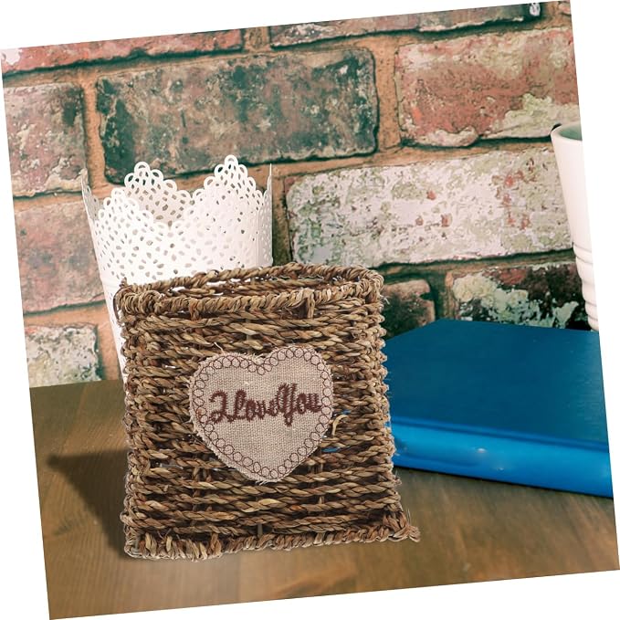 POPETPOP 2pcs Large Storage Baskets for Living Room Decorative Woven Basket Nursery Organizer