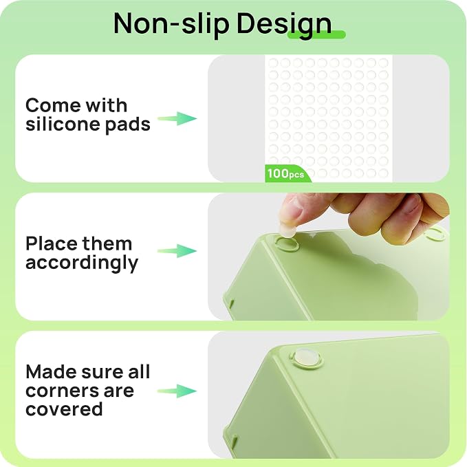 Vtopmart 25 Pack Plastic Drawer Organizers with Non-slip Rubber Pads | 4-Size Versatile Makeup Organizer, Storage Containers Small Bins for Makeup, Jewelries, Bedroom, Kitchen Utensils and Office