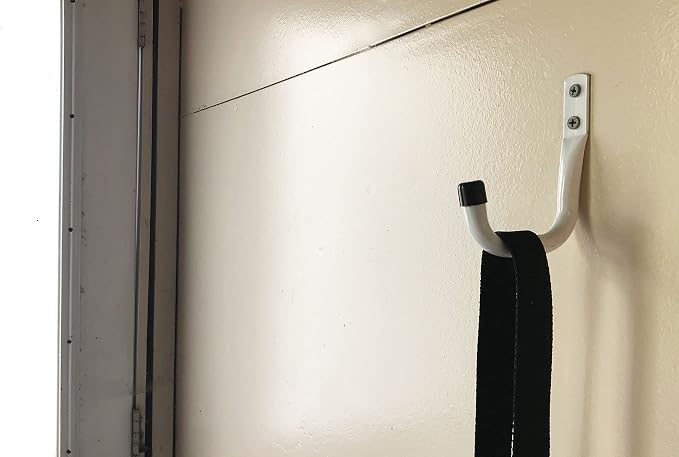Shepherd Hardware 8096E Heavy Duty Steel Garage Storage Utility Hooks, 3 Sizes, 6 Pack, White
