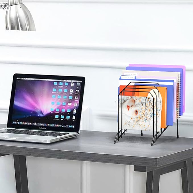 Gawerk Incline Desk Magazine Folder Holder File Organizer with 8-Section