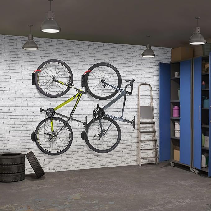 Swivel Bike Wall Mount, Bike Hangers for Garage, Space-Saving Bike Storage, Sturdy Bicycle Rack Can Holds Up to 77 lbs, Easy Install, 1 Pack