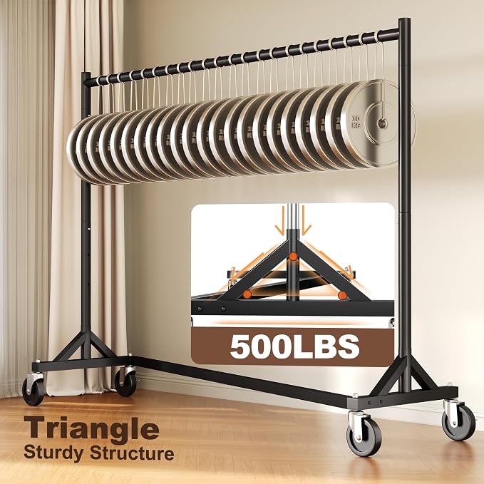 HOKEEPER Z Base Clothes Rack Hold 500LBS Height Adjustable Black | Portable Z Rack, Commercial Heavy Duty Clothing Rack Rolling Garment Rack 24"D*63"W*71"H, Easy to Assemble, 5 Years Service