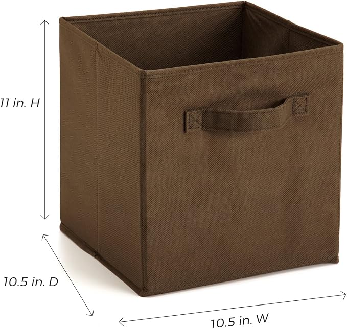ClosetMaid 3786 Cubeicals Fabric Drawer, 2-Pack, Dark Brown