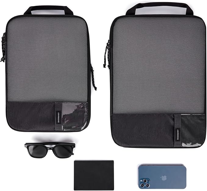 BAGSMART Compression Packing Cubes for Travel Essentials | 14 Set /6 Set /4 Set/2 Set, Lightweight, Durable