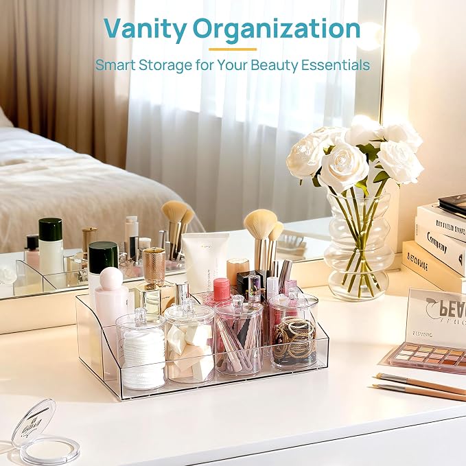 Vtopmart 5 PCS Bathroom Countertop Organizer Sets