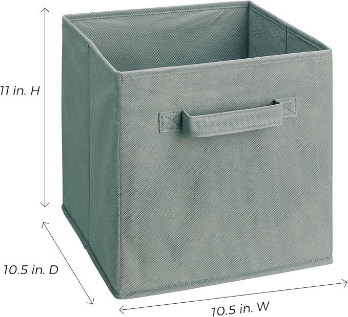 ClosetMaid 58657 Cubeicals Fabric Drawer, Gray (Pack of 2)