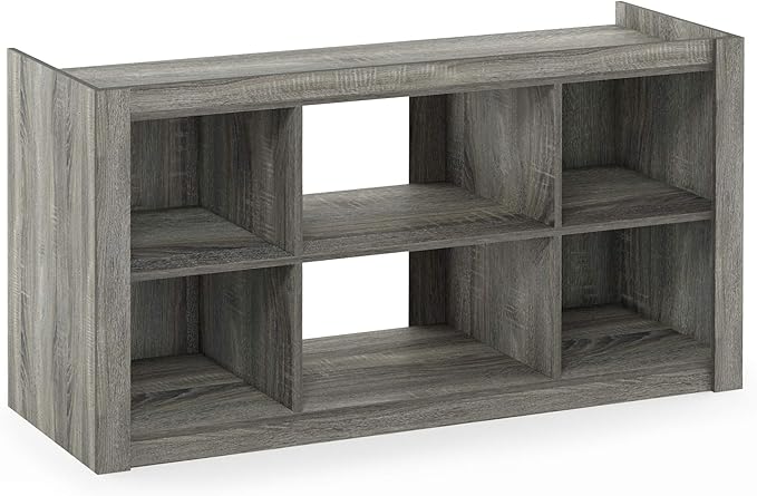 Furinno Bookcases Classic Bookshelf Storage Shelves, French Oak
