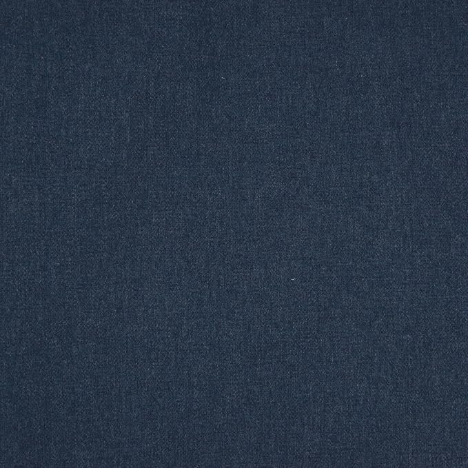 Spatial Order 24" Button Tufted Storage Ottoman - Blue Woven Fabric