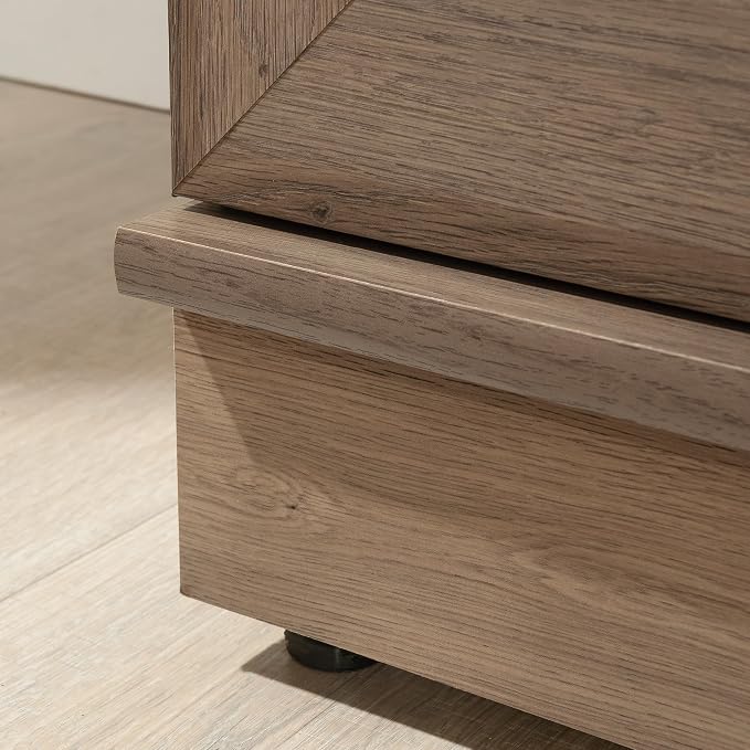 Sauder HomePlus Kitchen Pantry Storage Cabinet Slim Single Door with Adjustable Shelves, Living Room Storage Cabinet, in Salt Oak