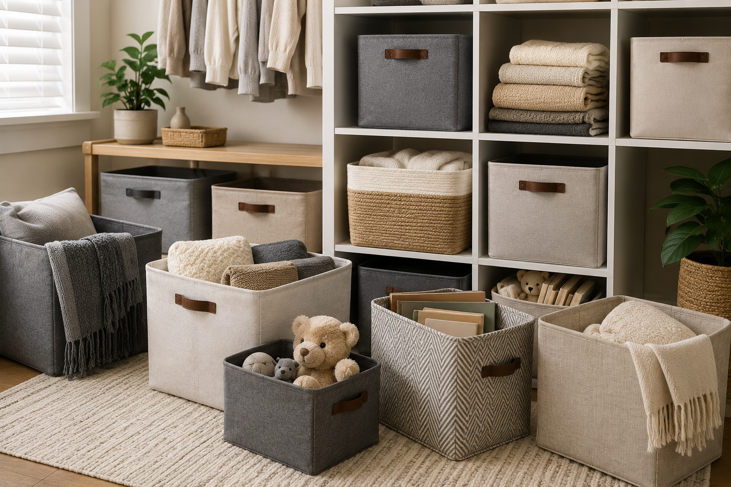 Fabric Storage Bins
