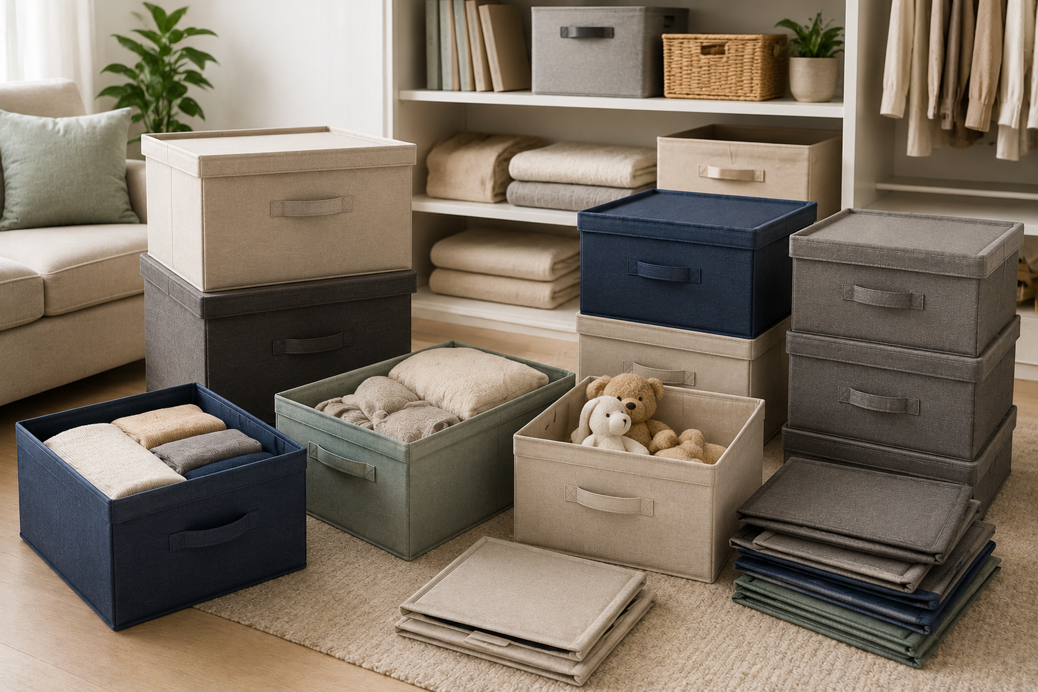 Folding Storage Boxes