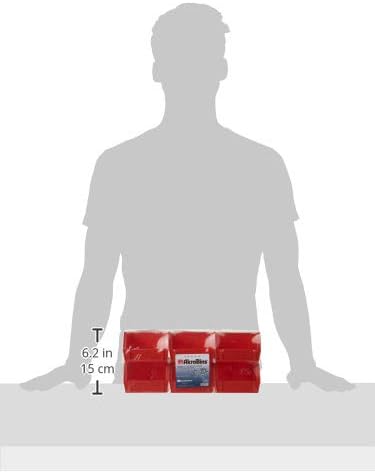 Akro-Mils 30210 AkroBins Plastic Storage Bins, Space-Saving Stackable Bins for Garage, Pantry, Craft Organization, 5" x 4" x 3", Red, (Pack of 24)