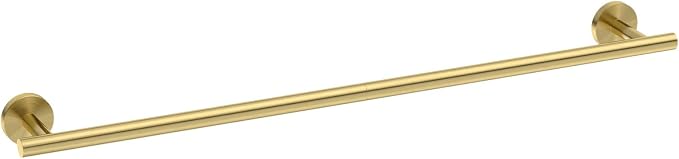 USHOWER Light Gold Bath Towel Bar, 30-Inch Towel Racks for Bathroom | Thicken SUS304 Stainless Steel Towel Rod, Towel Holder Wall-Mounted, Modern Home Decor (Total Length 32-Inch)