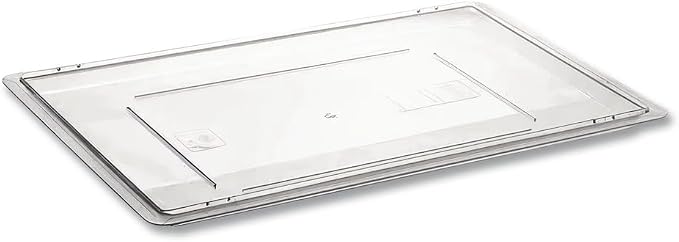 Rubbermaid Commercial Products Food Storage Box Lid for 8.5, 12.5, 16.5, and 21.5 Gallon Sizes, Clear