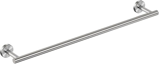 FORIOUS Towel Bar 30" Towel Racks for Bathroom Wall Mounted Brushed Nickel | Total Length 32 Inch, Rustproof, Stainless Steel Towel Holder, Wall Mounted for Bathroom Bedroom, Heavy Duty, Space Saving
