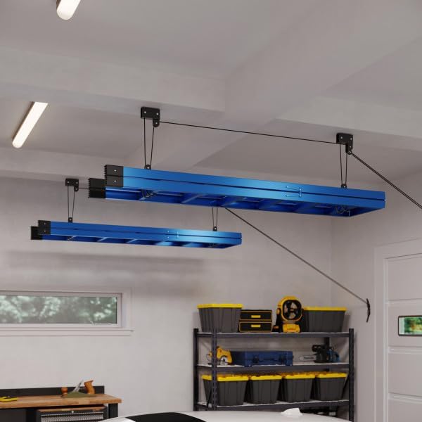 RAD Sportz Kayak Hoist Quality Garage Storage Canoe Lift with 125 lb Capacity Even Works as Ladder Lift Premium Quality Pulley System, 2 Count (Pack of 2)