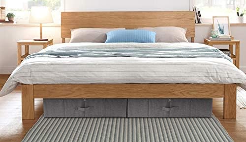3pcs Closet Clothes Blanket, Duvets Lidded Storage Bins Under Bed Organizer | Underbed wedding dress Storage, Wardrobe shelves organizer box, folding design, stackable, sturdy walls, 3-side zipper lid