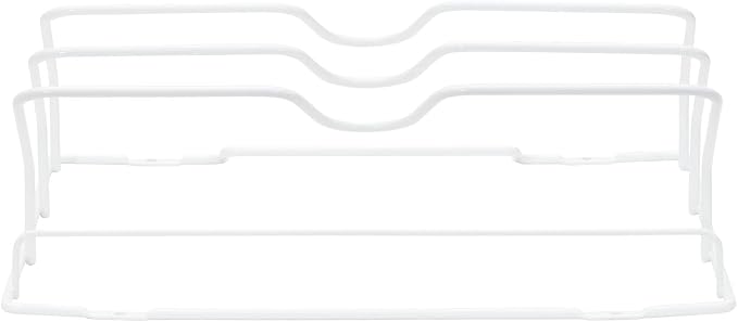 Household Essentials White Steel Door Mount Lid Rack