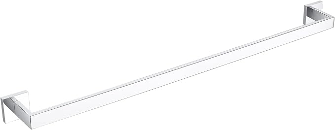BANOLUX Towel Rack, 32-Inch Single Towel Bars for Bathroom, Towel Racks for Bathroom Wall Mounted SUS304 Stainless Steel Hand Towel Holder Organize Heavy Duty, Chrome Towel Bar