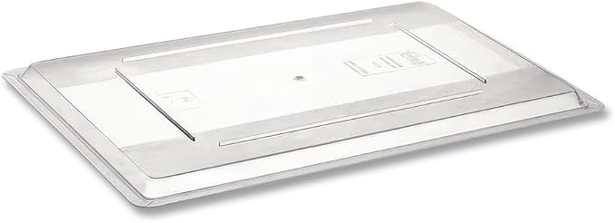 Rubbermaid Commercial Products Food Storage Box Lid for 8.5, 12.5, 16.5, and 21.5 Gallon Sizes, Clear