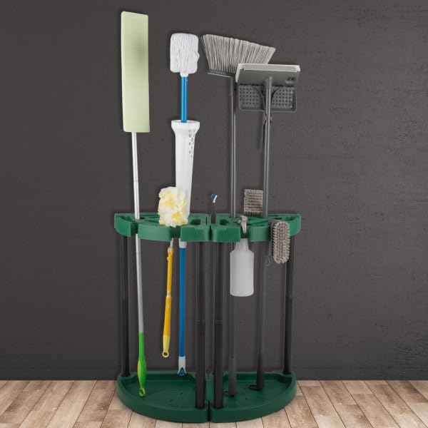 Tool Organizer 2-Pack - Garage Storage Rack - Organize Up to 48 Yard Tools - Corner Rack for Home or Shed - Easy to Assemble Utility Racks by Stalwart