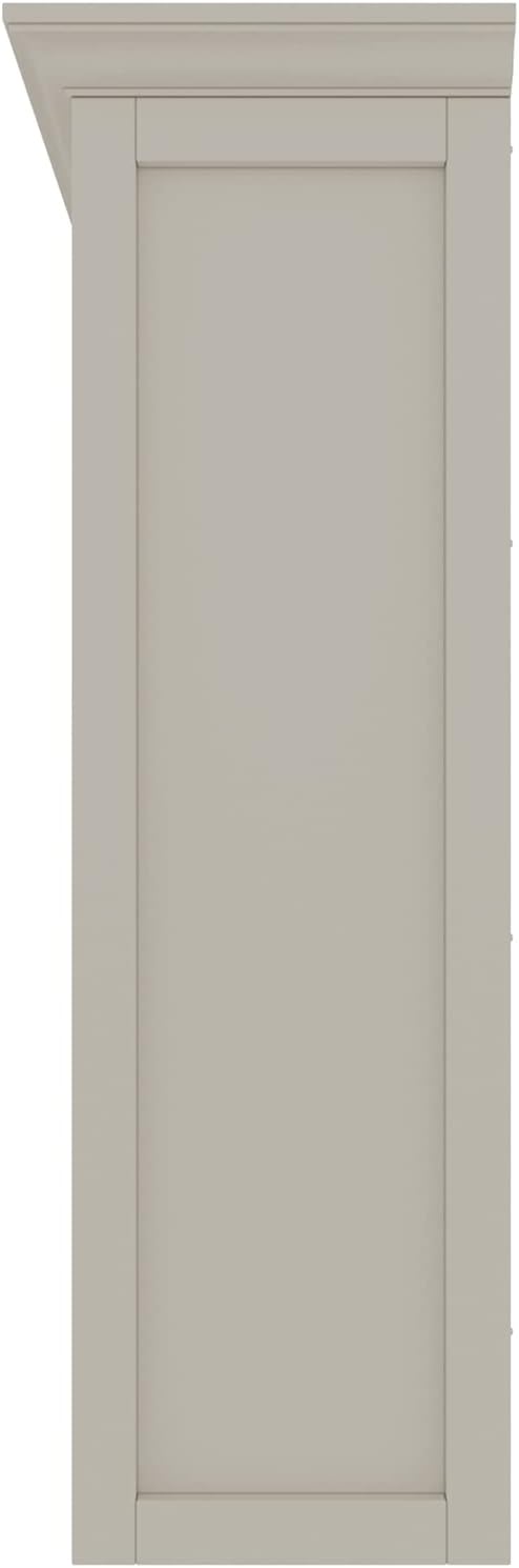 OSCHF 9-Cube Open Bookcase with Base, 3-Tier Wooden Bookshelf, White | Curved Base, Crown Molding, Fits 11×11" Bins, Modern Storage Cabinet for Living Room, Bedroom, Home Office