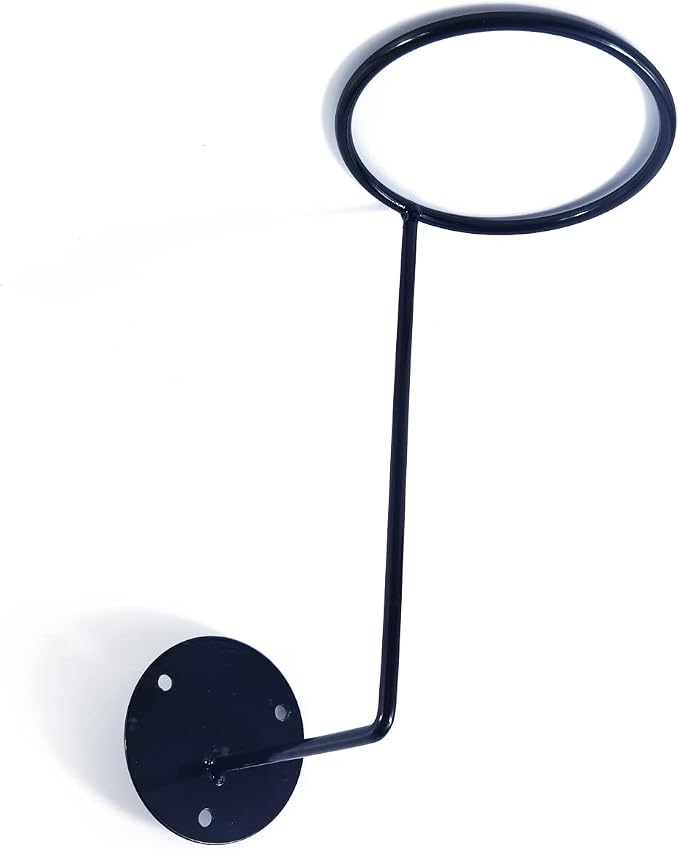 TIHOOD 3PCS Helmet Hanger Helmet Holder Rack Wall Mounted Hook for Coats, Hats, Caps, Motorcycle Accessories(Black)