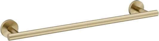Brushed Gold Towel Bar, 18 Inch Bathroom Towel Rack | (Total Length 20-Inch), Towel Holder Wall Mounted, Thicken SUS304 Stainless Steel Towel Rod Modern Home Decor