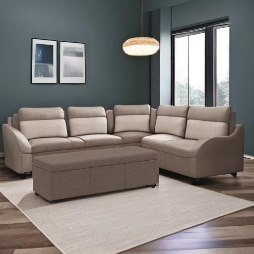 SIMPLIHOME Avalon 54" Wide Vegan Leather Storage Ottoman in Brown | Contemporary lift-top ottoman with high-density foam; rectangle storage bench or coffee table for living room or entryway.