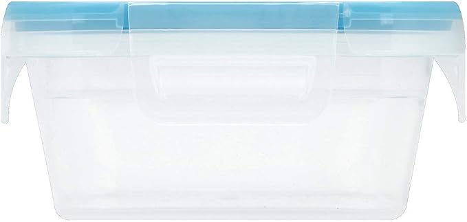 Snapware Total Solutions (3 Cup) Plastic Food Storage Containers Set, Airtight & Leakproof Locking BPA-Free Lids Tupperware, Freezer Dishwasher Microwave Safe (Pack of 10)